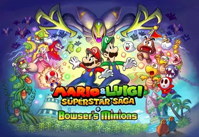 Mario & Luigi: Superstar Saga + Bowser's Minions Artwork