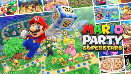 Mario Party Superstars Artwork