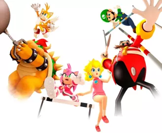 Mario & Sonic at the Olympic Games Artwork