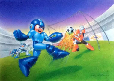 Mega Man Soccer Artwork