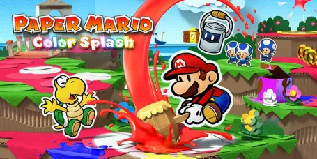 Paper Mario: Color Splash Artwork