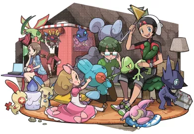 Pokémon Omega Ruby Artwork