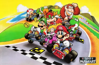 Super Mario Kart Artwork