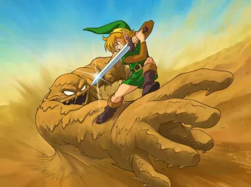 The Legend of Zelda: A Link to the Past & Four Swords Artwork