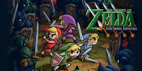 The Legend of Zelda: Four Swords Adventures Artwork