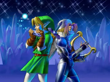 The Legend of Zelda: Ocarina of Time 3D Artwork