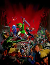 The Legend of Zelda: Ocarina of Time 3D Artwork