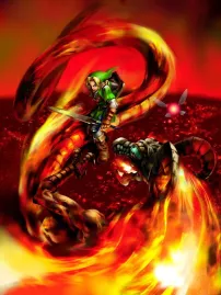 The Legend of Zelda: Ocarina of Time 3D Artwork