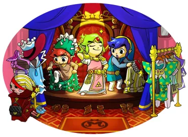 The Legend of Zelda: Tri Force Heroes Artwork