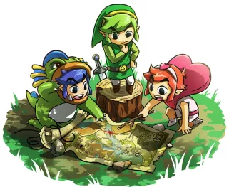 The Legend of Zelda: Tri Force Heroes Artwork