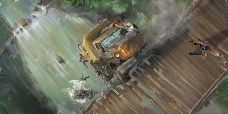 Uncharted: Drake's Fortune Artwork