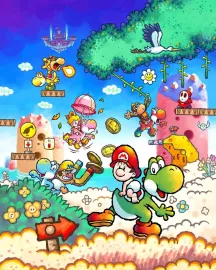 Yoshi's Island DS Artwork
