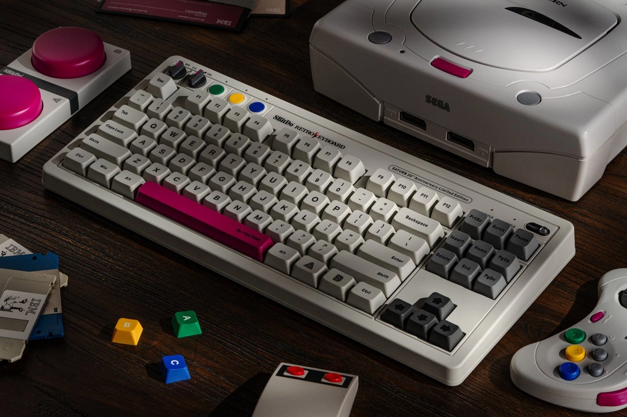 8BitDo Launches Retro Keyboard for Sega Saturn's Anniversary