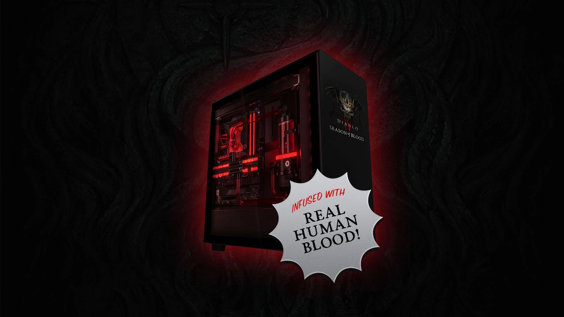 Blizzard Unveils Blood-Infused Gaming PC in Unique PR Stunt