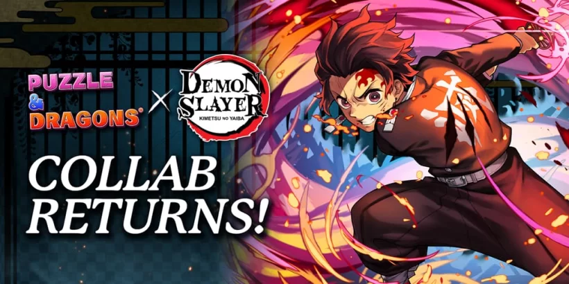 Demon Slayer Joins Forces with Puzzle & Dragons Again