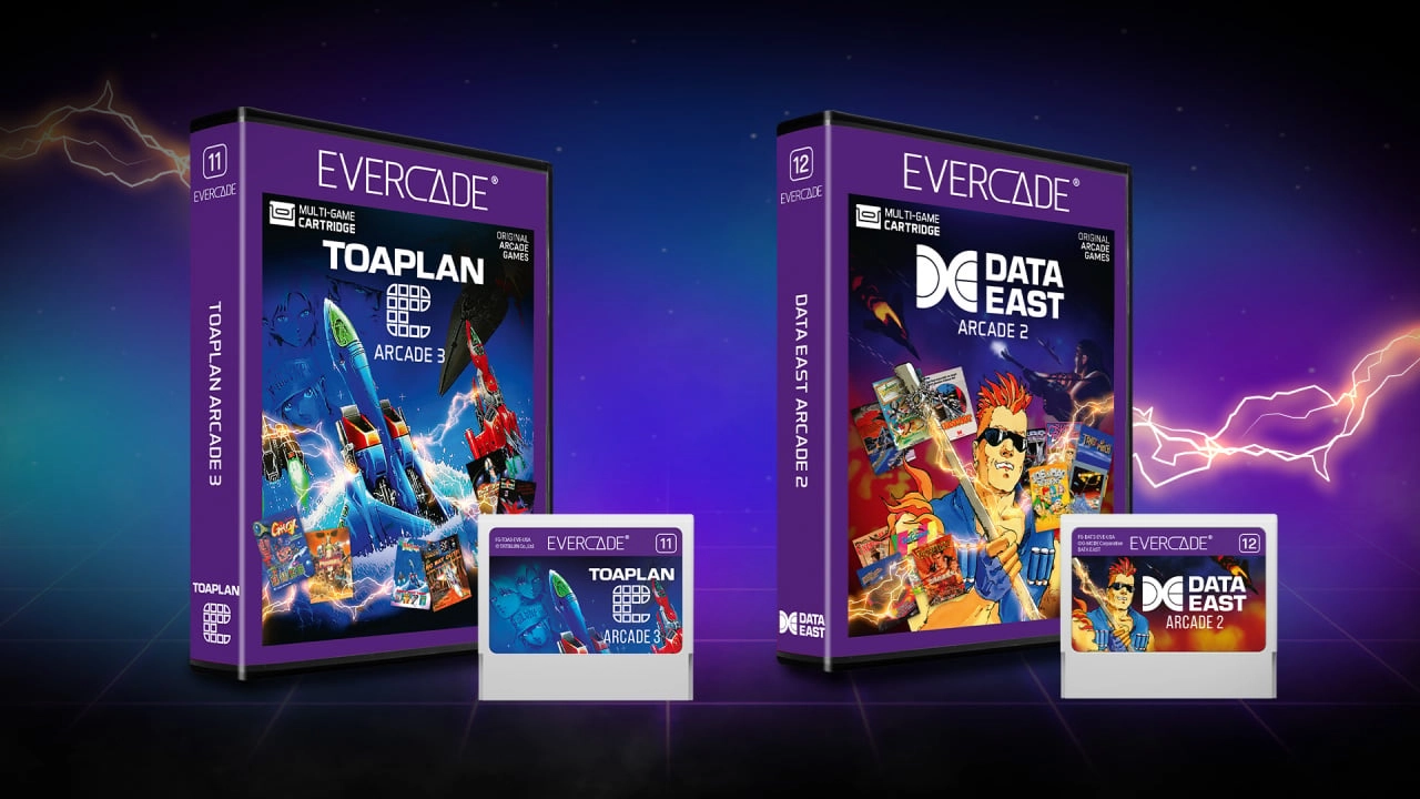 Evercade Reveals New Game Cartridges Featuring Classic Arcades