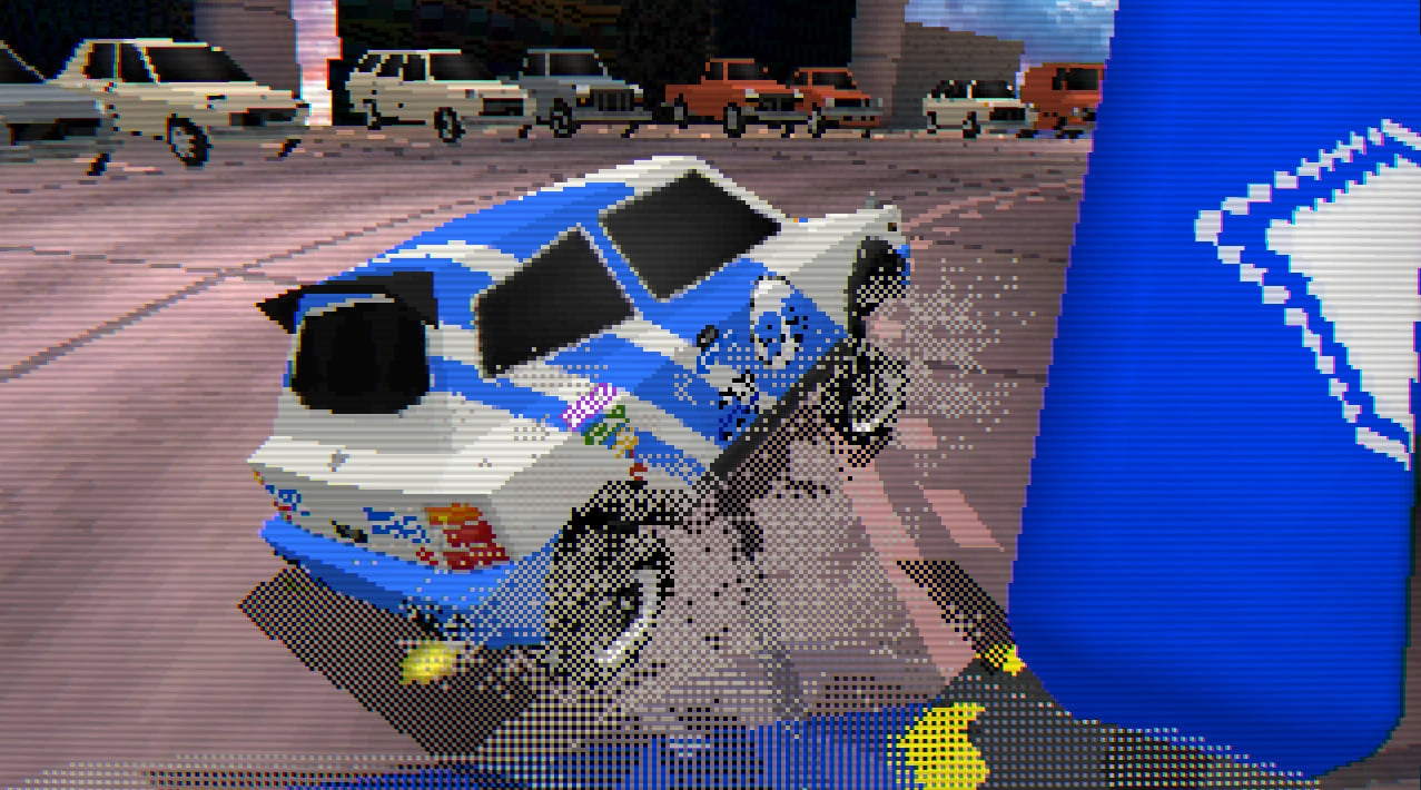 Hands On Parking Garage Rally Circuit Merges Racing Genres