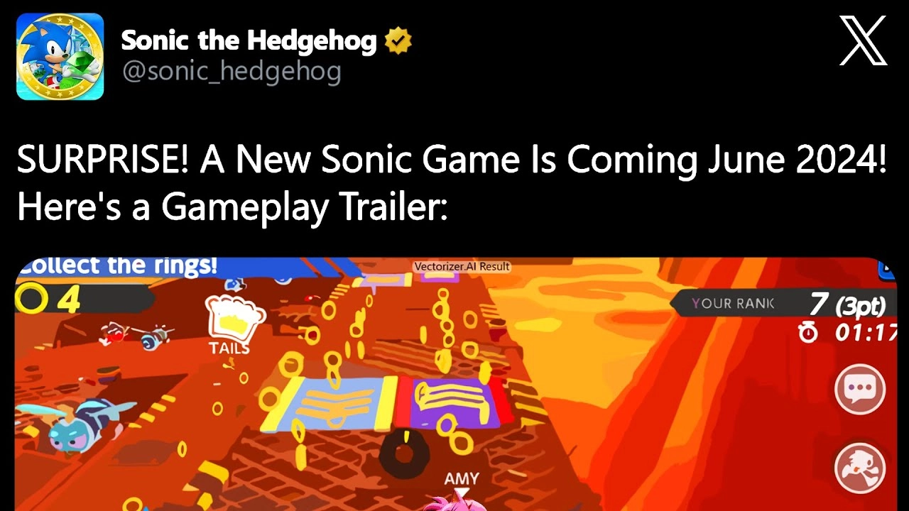 Sonic's New Mobile Game Resembles Fall Guys in Leaked Trailer