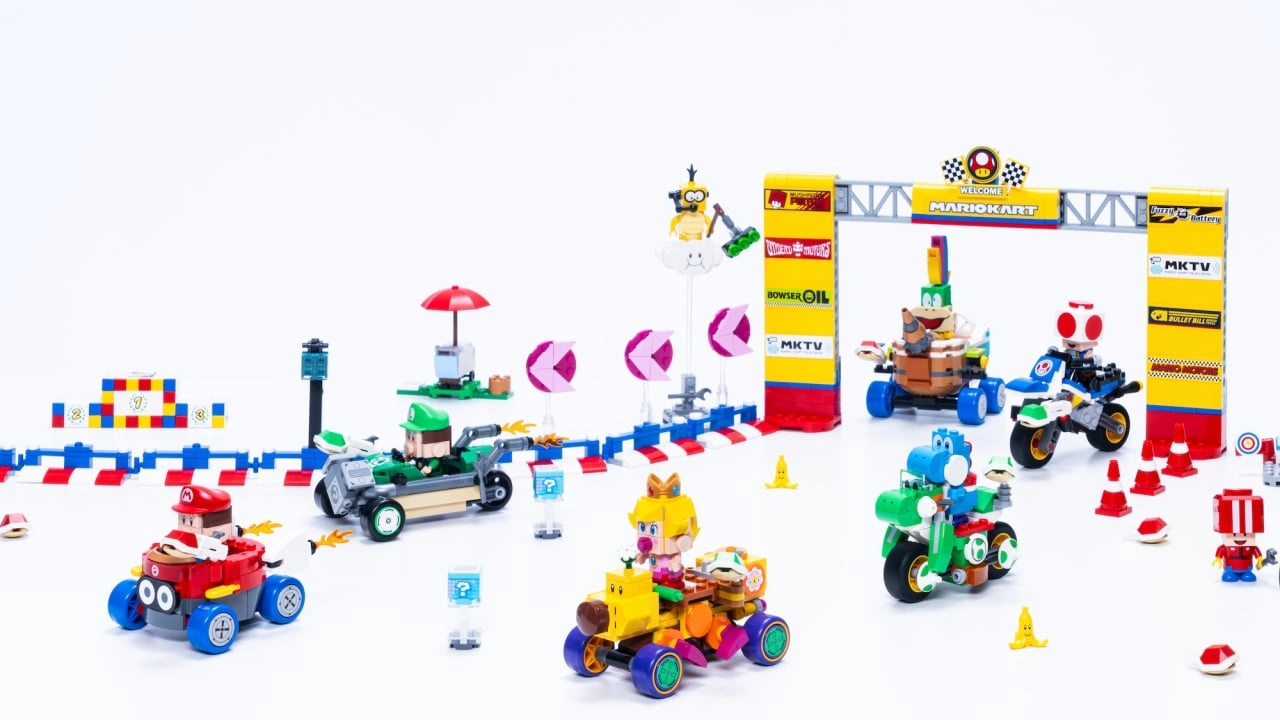 LEGO Unveils Mario Kart Sets Launching in 2025