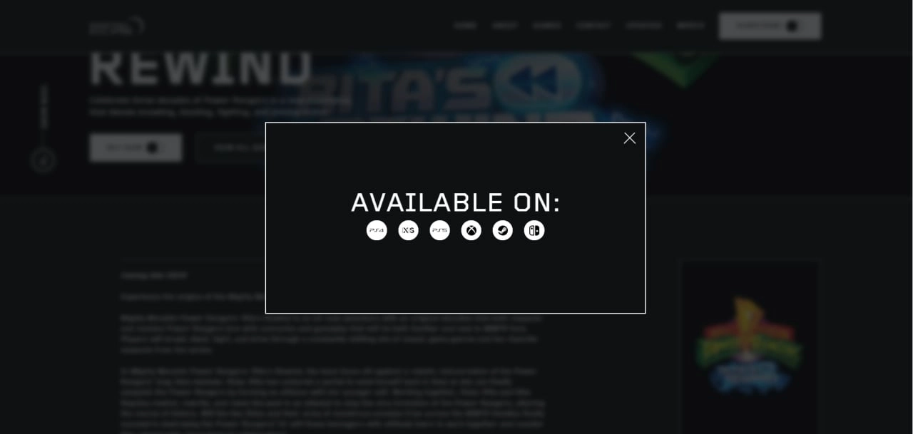 New Power Rangers Game Set for Nintendo Switch Release