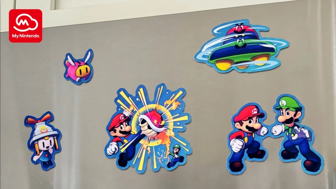 My Nintendo Store Offers Exclusive Mario & Luigi Magnets