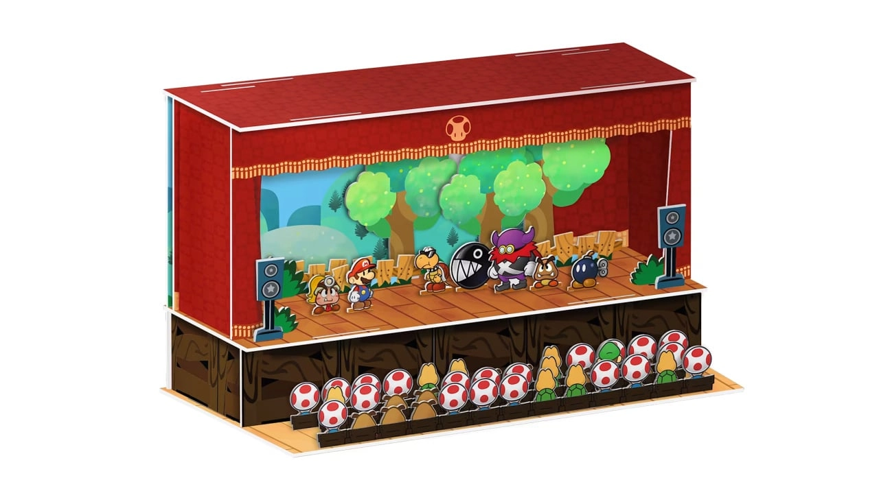 Paper Mario Pre-Order Bundle with Buildable Stage