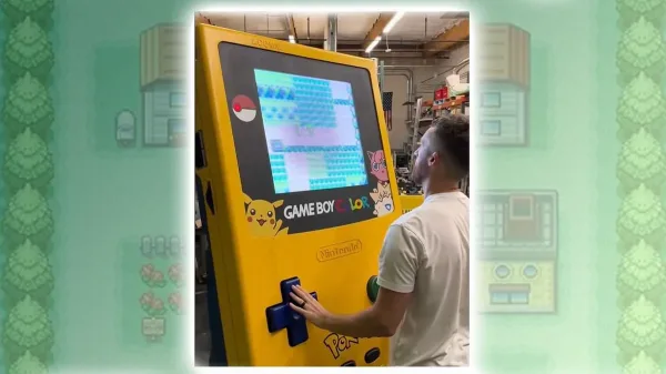 Giant Pokémon Game Boy Color Build Turns Pokémon Yellow Into a Larger-Than-Life Adventure