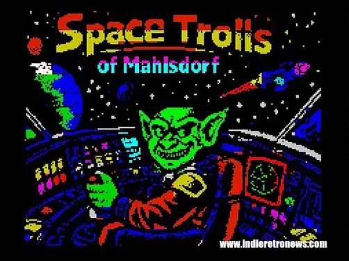 Space Trolls of Mahlsdorf Brings a New Shoot 'Em Up to ZX Spectrum Hardware
