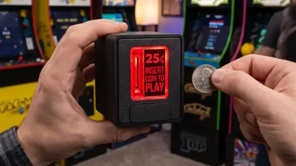 Insert Coin Cube Brings a Physical Arcade Slot to Emulator Setups