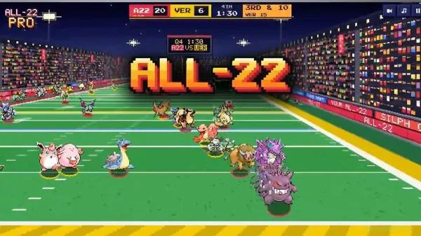 All 22 Turns Pokémon Battles Into a Free Browser Football Game