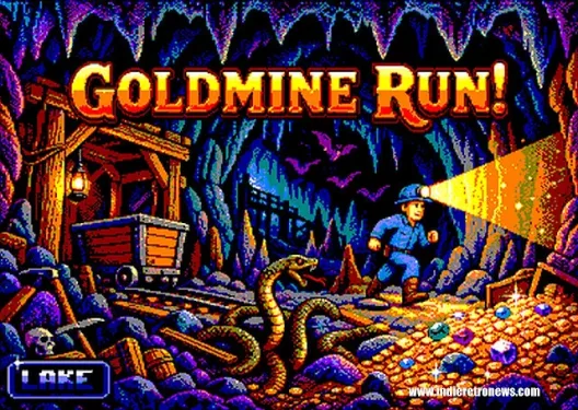 Gold Mine Run! Brings Torchlit Treasure Hunts to Amstrad CPC 6128