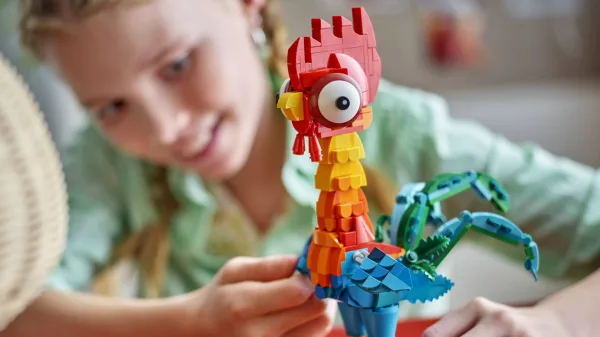 LEGO Fan Turns Moana's Heihei Chicken Set Into a Millennium Falcon