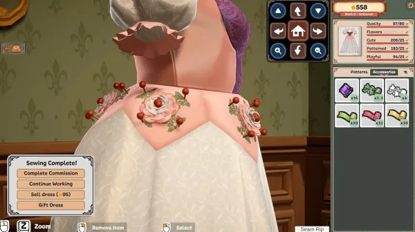 Dressmaker Stitches Detailed Fashion Design Sim Onto Steam