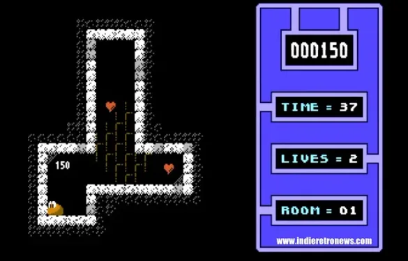 EyedBall Brings Rotating-Room Puzzle Platforming to Commodore 64