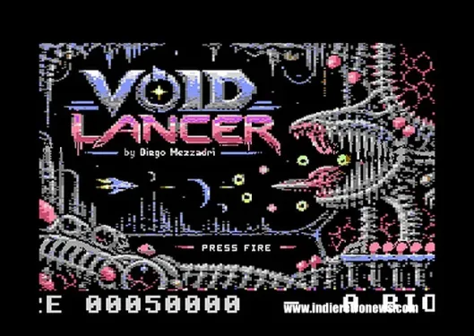 Void Lancer Brings Biomechanical Horror to Commodore 64 in New Horizontal Shooter