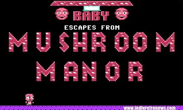 Baby Escapes From Mushroom Manor Brings a Quirky Puzzle Breakout to Commodore 64
