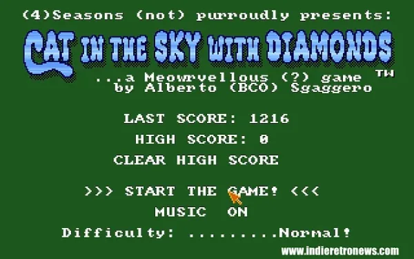 Cat in the Sky with Diamonds Brings Psychedelic Arcade Action to Amiga 500