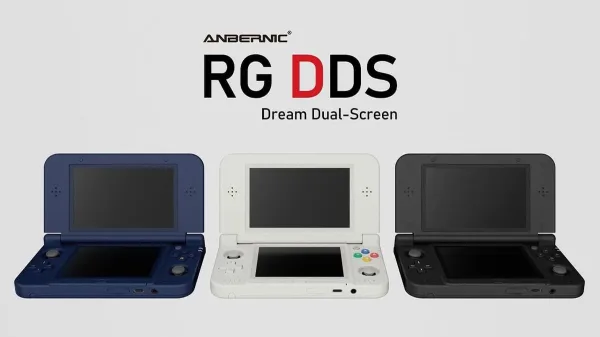 Anbernic Announces RG DDS, a Dual-Screen Handheld Styled Closely After the New Nintendo 3DS