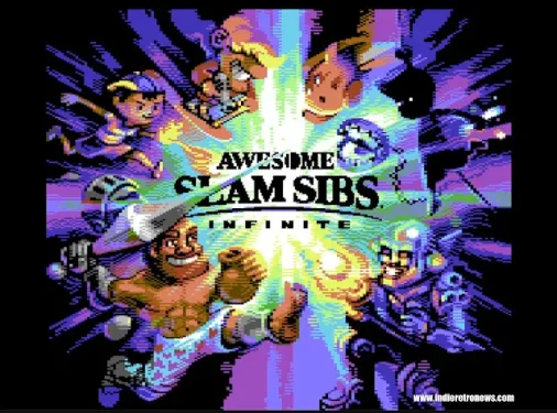 Awesome SlamSibs Infinite Brings Smash-Style Multiplayer Mayhem to Commodore 64