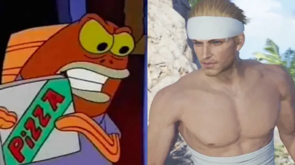 Final Fantasy VII Revelation's Hot Springs Clips Put Cid's Missing Chest Hair Under the Microscope