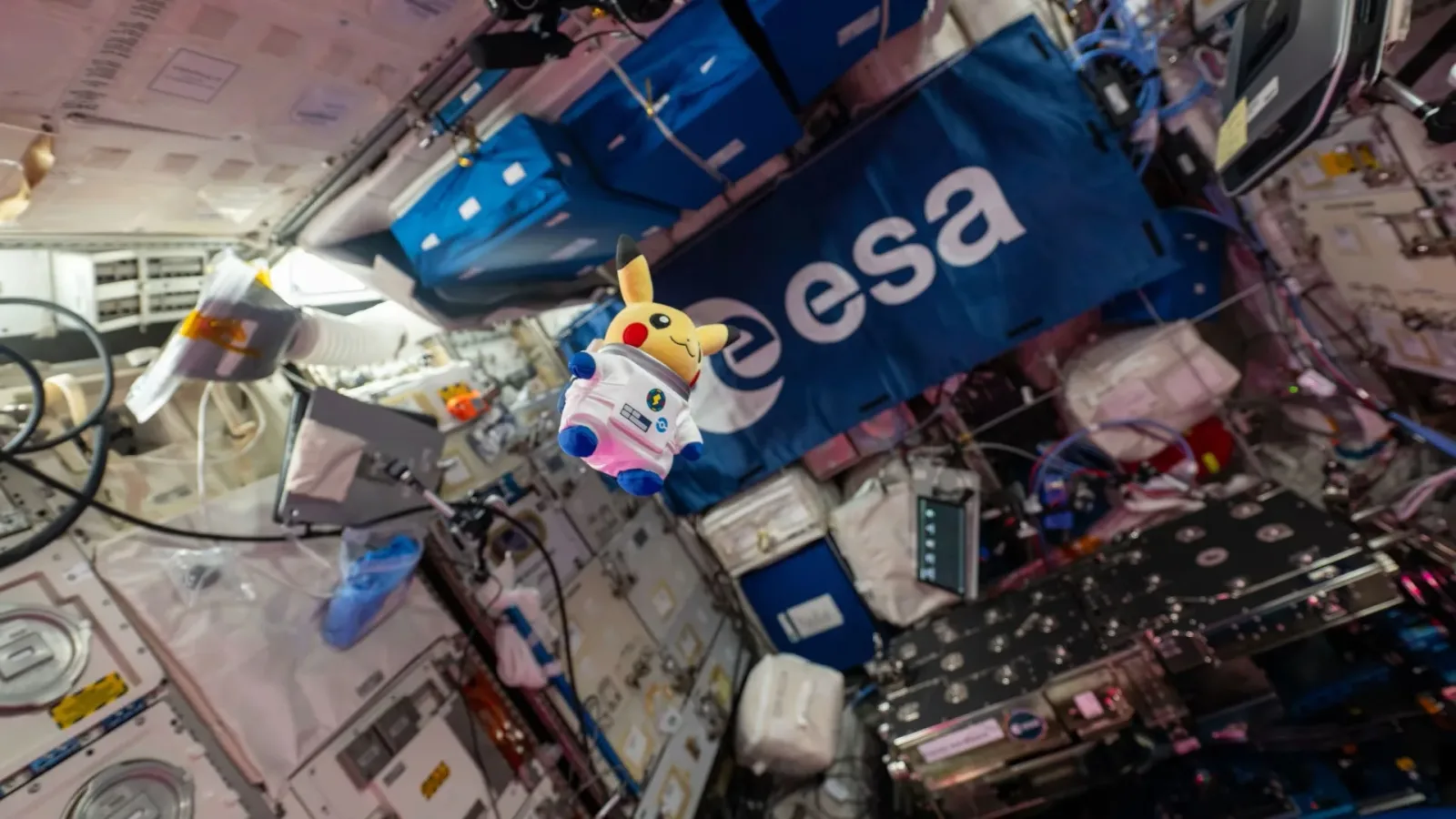 Pikachu Reached the International Space Station in ESA Collaboration