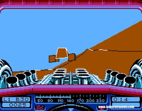 Stunt Car Racer Reaches NES in an Ambitious Unofficial Port