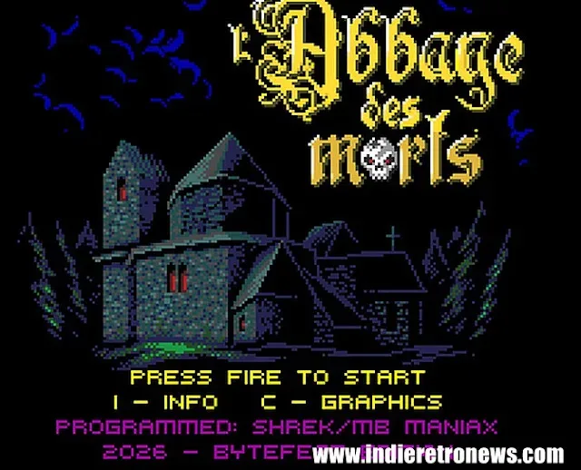 L'Abbaye des Morts Arrives on ZX Spectrum Next With Dual Visual Modes