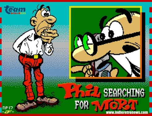 Phil Searching for Mort Brings a Spanish Comic Adventure to ZX Spectrum Next