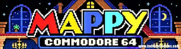 Mappy Arrives on Commodore 64 in a New 1 MB REU Arcade Conversion