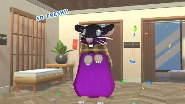 Squeakross: Home Squeak Home Turns Nonogram Puzzles Into Mouse-Sized Interior Design