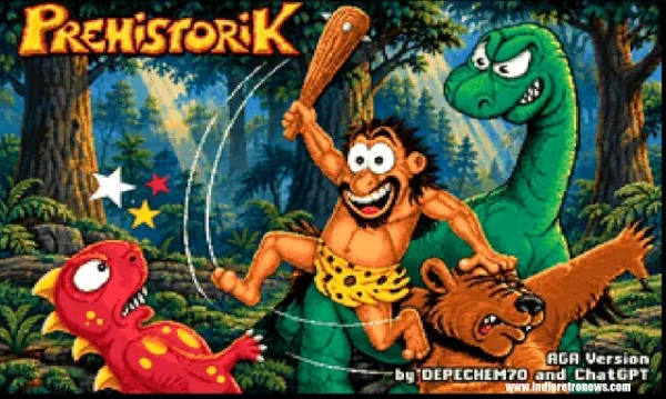 Prehistorik AGA Reimagines Titus' 1991 Platformer for Enhanced Amiga Hardware