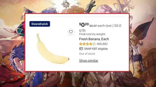 Fire Emblem: Fortune's Weave Deal Hunters Turn Walmart's Online Bananas Into an Unlikely Checkout Trick