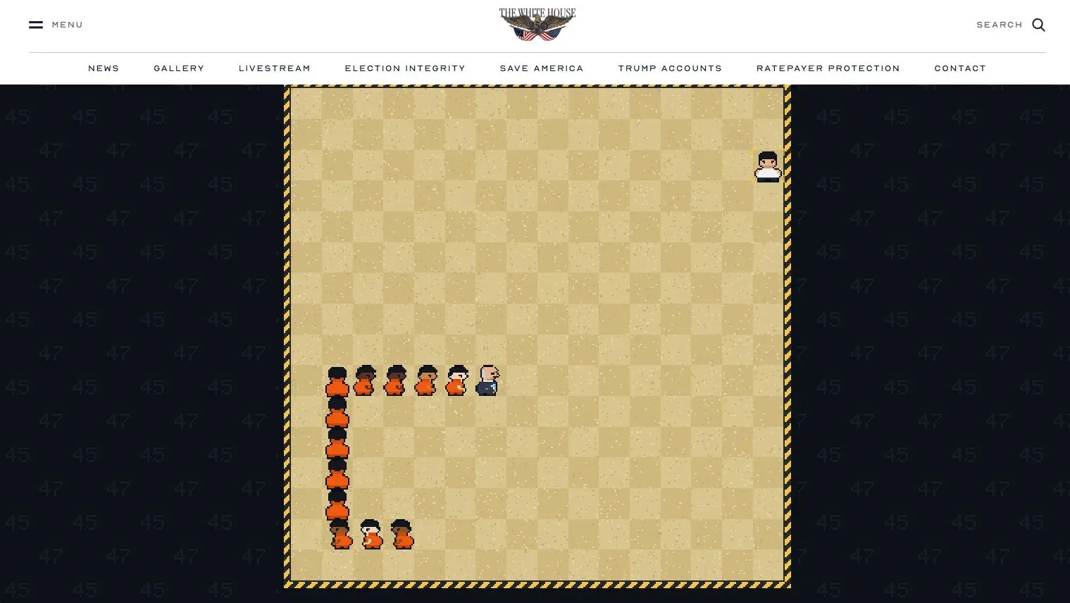 White House Launches Arcade.gov With Political Mini-Games Based on Classic Formats