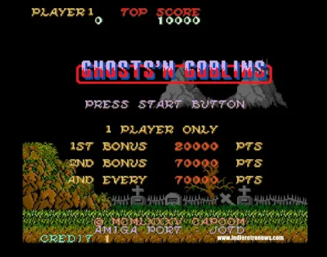 Ghosts'n Goblins Gets an Enhanced Commodore Amiga AGA Release